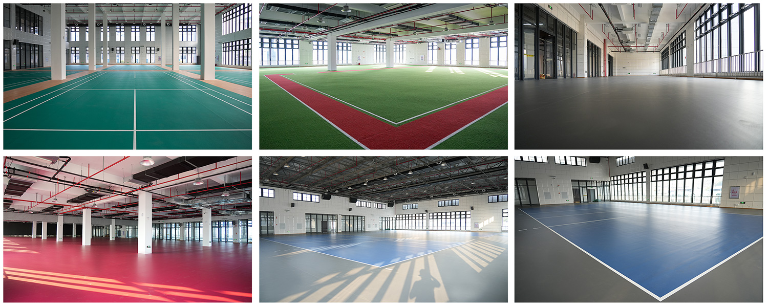 福安体育中心&mdash;&mdash;运动地胶（宝石纹、水晶砂）-1