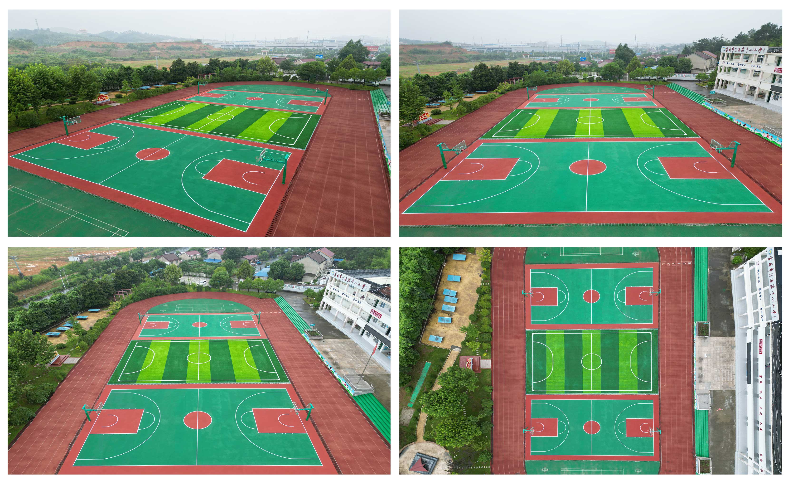 宁国河沥溪中心小学改造-1044㎡现浇EPDM球场8毫米新国标-1