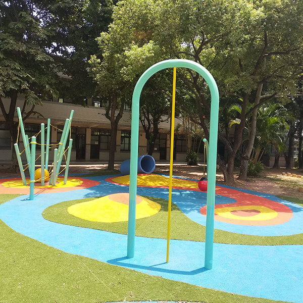 台湾某幼儿园——彩色EPDM橡胶颗粒
