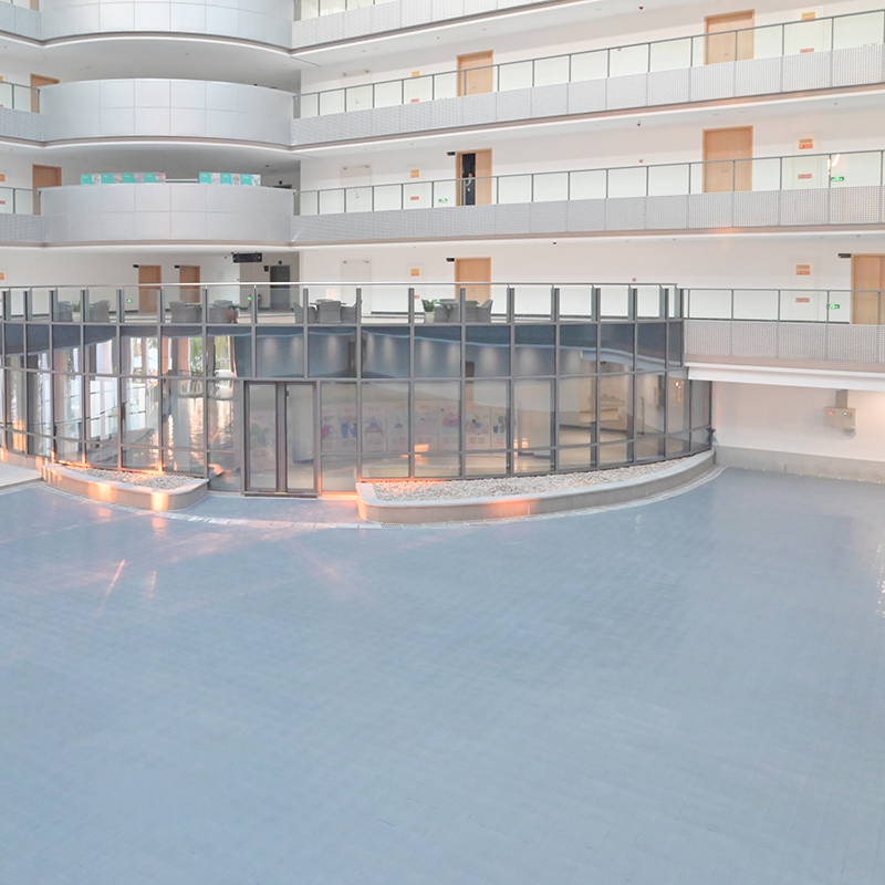杭州绿色客厅绿色能源体验中心羽毛球馆悬浮地板运动场——特Q35SN