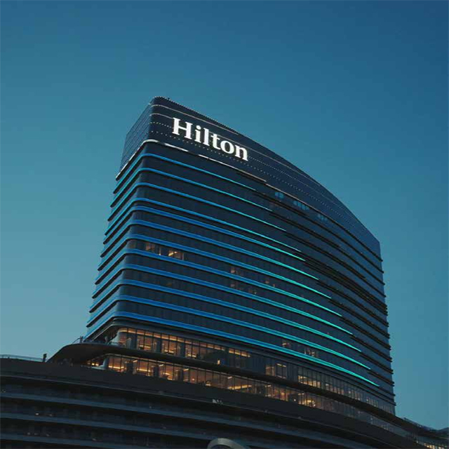 希尔顿酒店——橡胶隔音垫